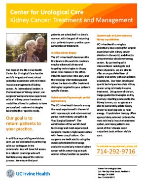 Kidney-Cancer-Treatment-and-Management - Urologist - Orange County, CA