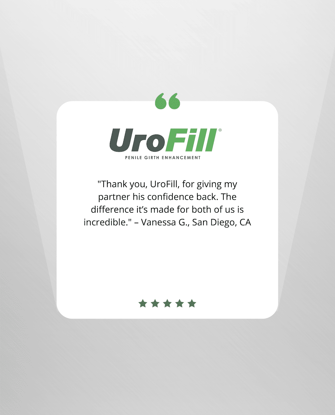UroFill Testimonial 2