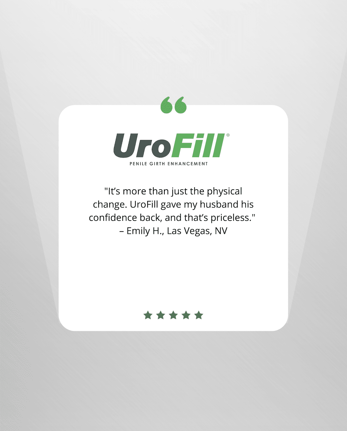 UroFill Testimonial 3