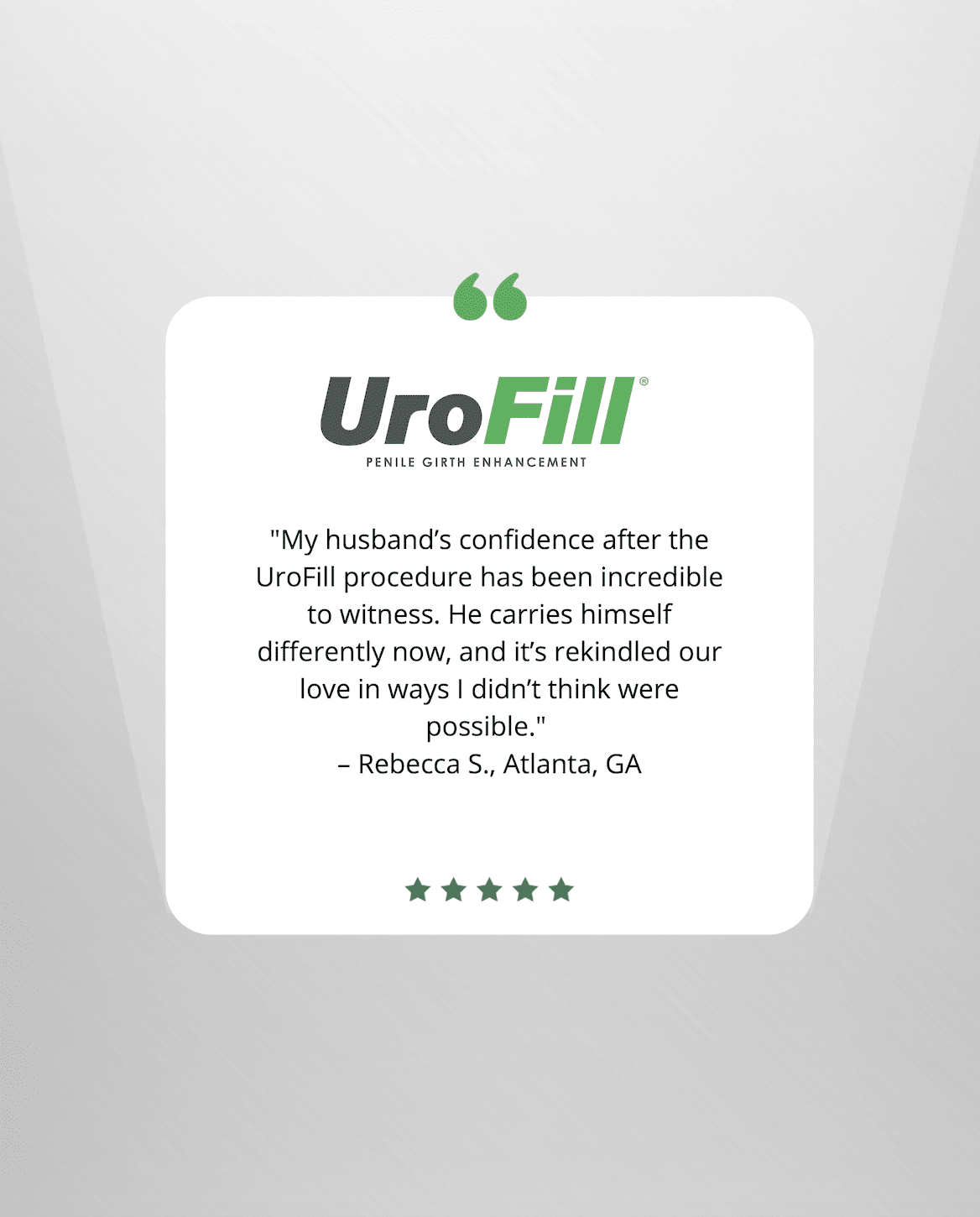 UroFill Testimonial 6