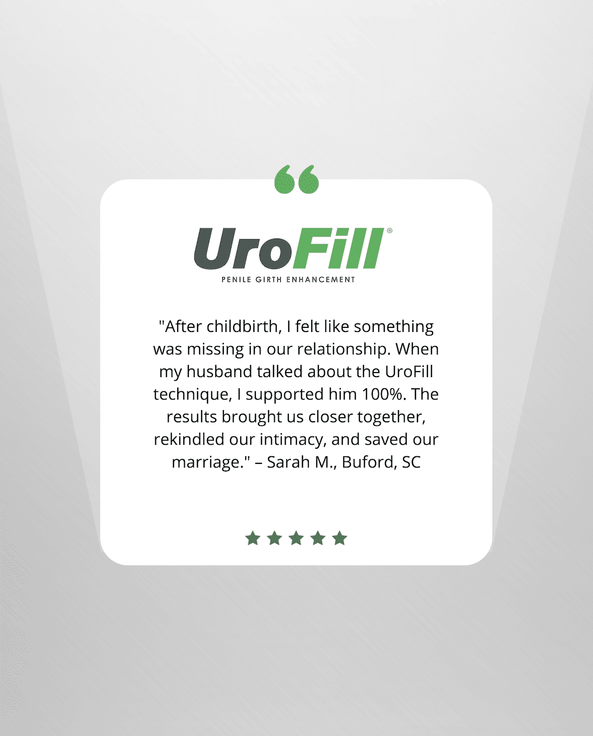 UroFill Testimonial 9